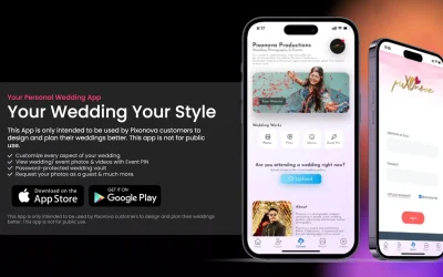 Wedding photography App on App store and Play store