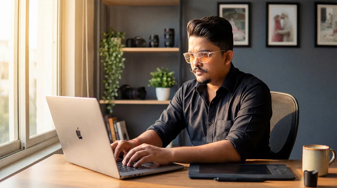 Rishav Working 1080pix IMG 0593