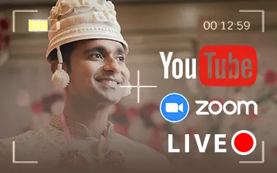 Wedding Live Broadcasting Services On Youtube Zoom1